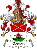 German Wappen Coat of Arms for Gerson (n)