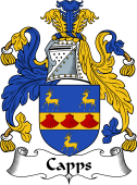 English Coat of Arms for the family Capps