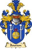 Scottish Family Coat of Arms (v.23) for Bourdon