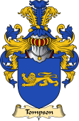 English Coat of Arms (v.23) for the family Tompson