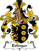 German Wappen Coat of Arms for Edlinger