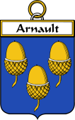 French Coat of Arms Badge for Arnault