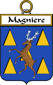 French Coat of Arms Badge for Magniere