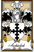 Scottish Coat of Arms Bookplate for Auchinleck