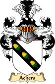 English Coat of Arms (v.23) for the family Ackers