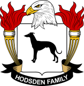 Coat of arms used by the Hodsden family in the United States of America