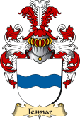 v.23 Coat of Family Arms from Germany for Tesmar