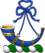 Family crest from Scotland for Lothian (Edinburgh)