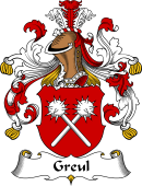 German Wappen Coat of Arms for Greul