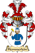 v.23 Coat of Family Arms from Germany for Hemmerlein