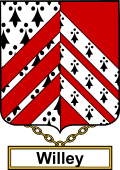 English Coat of Arms Shield Badge for Willey