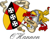 Sept (Clan) Coat of Arms from Ireland for O'Hannon