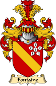 English Coat of Arms (v.23) for the family Fontaine