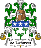 Coat of Arms from France for Forest (de la)