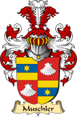 v.23 Coat of Family Arms from Germany for Muschler