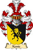 v.23 Coat of Family Arms from Germany for Kentz