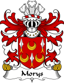 Welsh Coat of Arms for Morys (AP DAFYDD AB IEUAN)