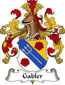 German Wappen Coat of Arms for Gabler