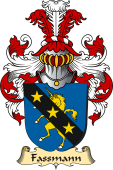 v.23 Coat of Family Arms from Germany for Fassmann