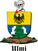 German shield on a mount for Ulmi