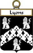 Irish Badge for Lyons or Lyne