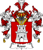 Italian Family Coat of Arms (v.25b) Rosso