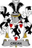 Irish Coat of Arms for Crean or O'Crean