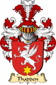 v.23 Coat of Family Arms from Germany for Thadden