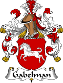 German Wappen Coat of Arms for Gabelman