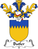 Coat of Arms from Scotland for Butler