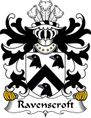 Welsh Coat of Arms for Ravenscroft (of Bretton, Hawarden, Flint)