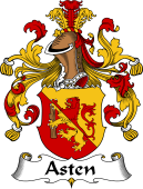 German Wappen Coat of Arms for Asten