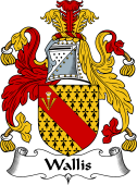 English Coat of Arms for the family Wallis II