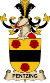 Republic of Austria Coat of Arms for Pentzing