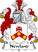 English Coat of Arms for the family Newland