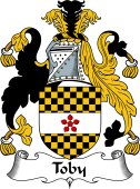 English Coat of Arms for the family Toby