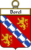 French Coat of Arms Badge for Borel