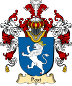 German Coat of Arms (v.25b) Post