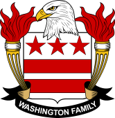 Coat of arms used by the Washington family in the United States of America