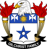 Coat of arms used by the Gilchrist family in the United States of America
