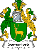 English Coat of Arms for the family Somerford