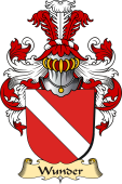 v.23 Coat of Family Arms from Germany for Wunder