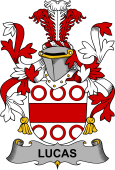 Irish Coat of Arms for Lucas or Luke