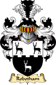 English Coat of Arms (v.23) for the family Robotham or Rowbottom