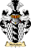 Irish Family Coat of Arms (v.23) for Nicholson