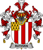 Irish Family Coat of Arms (v.25b) Ruthven