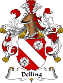 German Wappen Coat of Arms for Delling