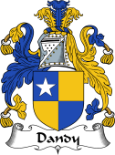 English Coat of Arms for the family Dandy