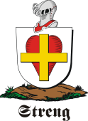 German shield on a mount for Streng