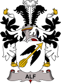 Coat of arms used by the Danish family Alf